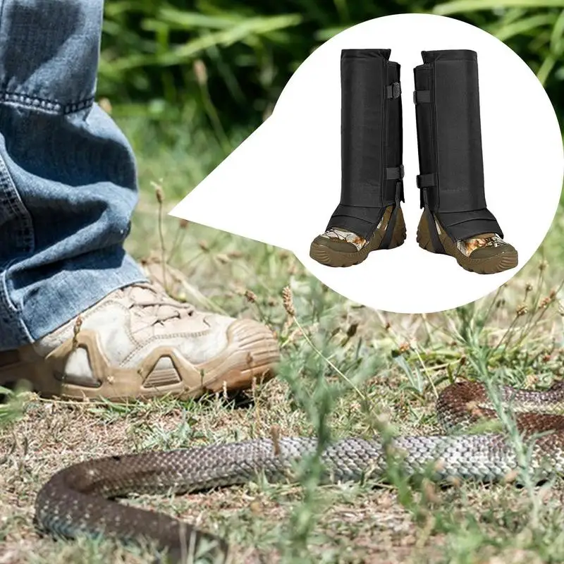 Snake Gaiters Leg Guards Waterproof Snake Chaps Breathable Anti-Snake Gaiters Adjustable Snake Proof Chaps Hunting Chaps For