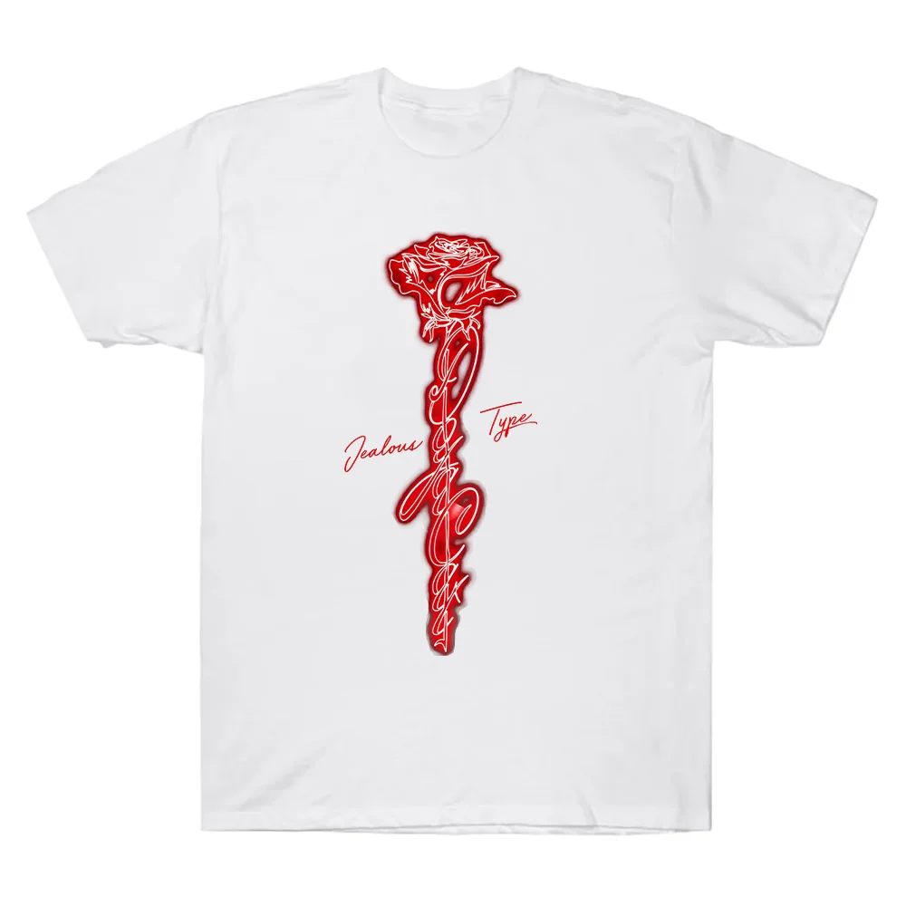 Doja chat jaloux Type Rose graphique t-shirts unisexe hommes femmes été coton vêtements Harajuku esthétique à manches courtes t-shirt Y2K