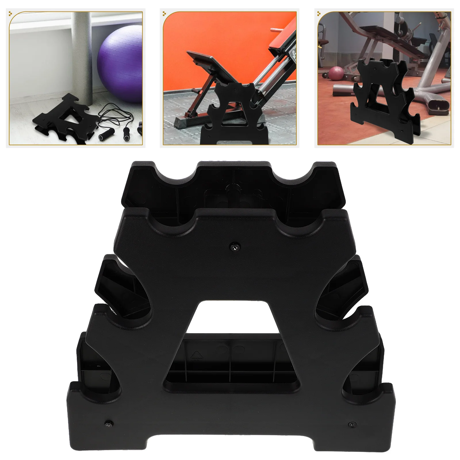 

Workout Equipment Organizer Heavy Duty Dumbbell Storage Rack for Home Gym Dumbbell Holder Floor Stand Gym Storage Organizer