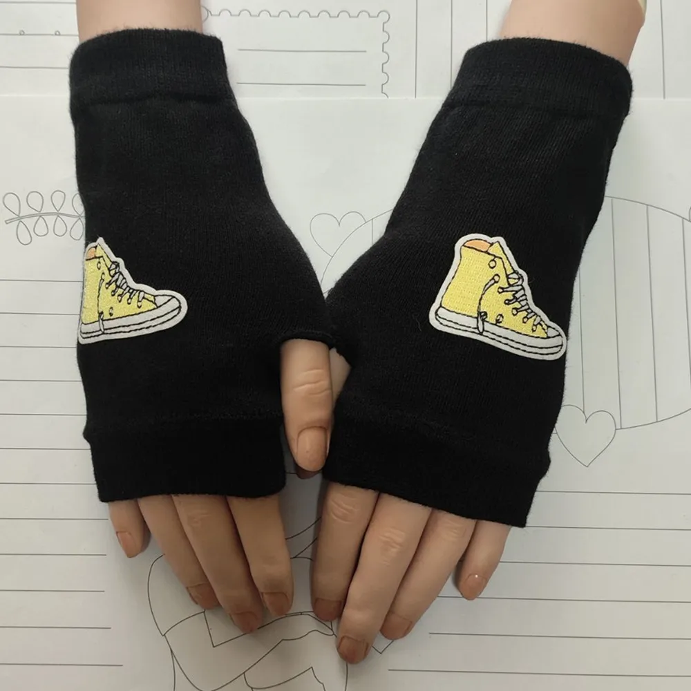 Guantes de algodón de punto de red Pi, adecuados para todas las estaciones, guantes de baile