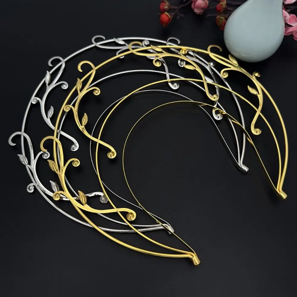 Elegant Three Layer Halo Headband Baroque Alloy BOHO Hair Hoop Wedding Headwear Korean Style Tiara Headdress Ladies/Girls