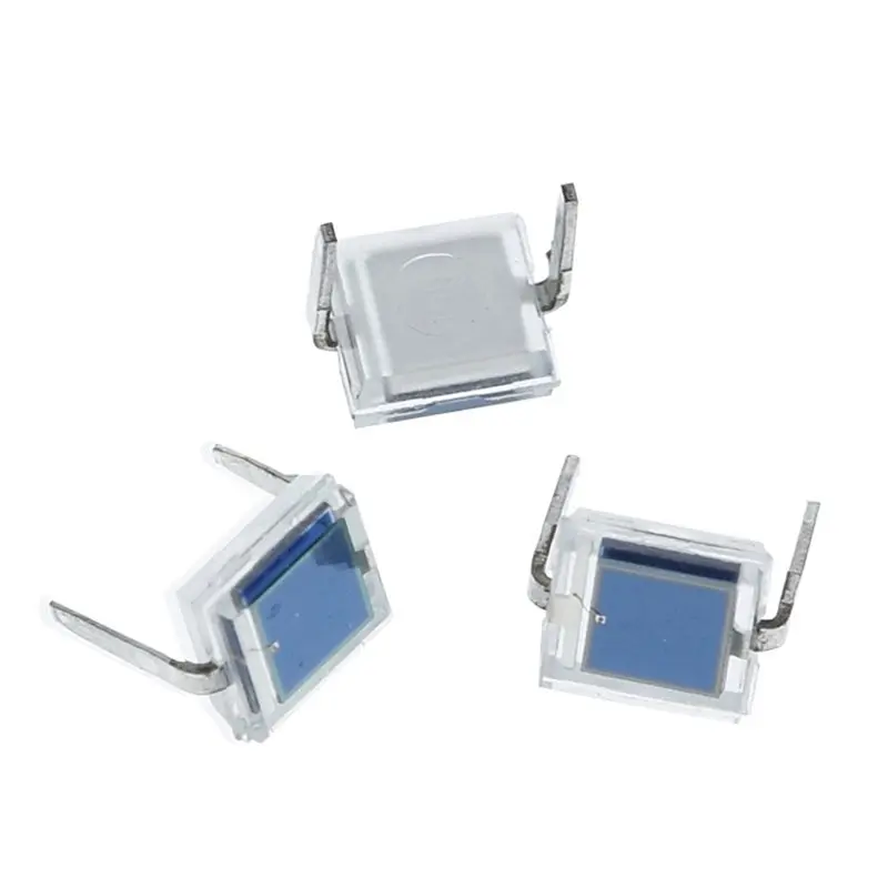 10Pcs BPW34 Photodiode High Sensitivity Light Sensor For Electronics Projects Solar Applications And Optical Devices-Y47A