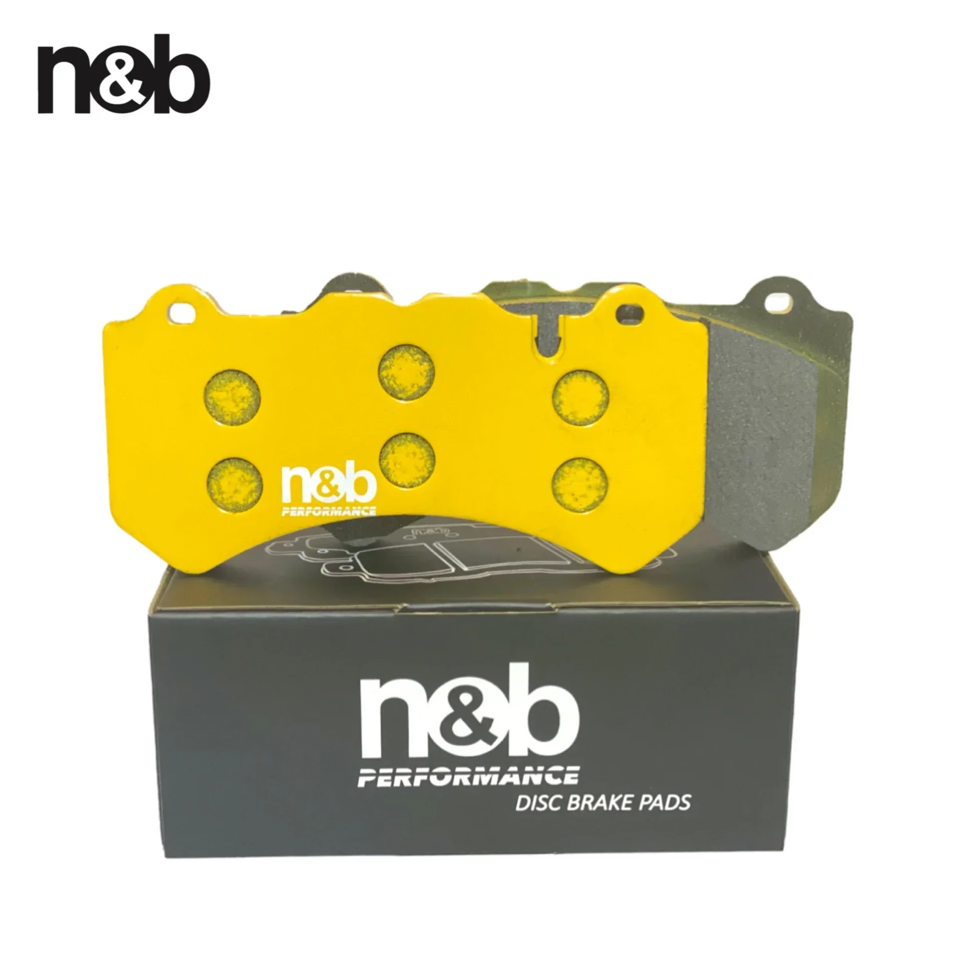 n&b Performance Racing Ceramic Front Brake Pads for Nissan GTR (R35) Cadillac CTS V Chevrolet Camaro ZL1 Brake Pads