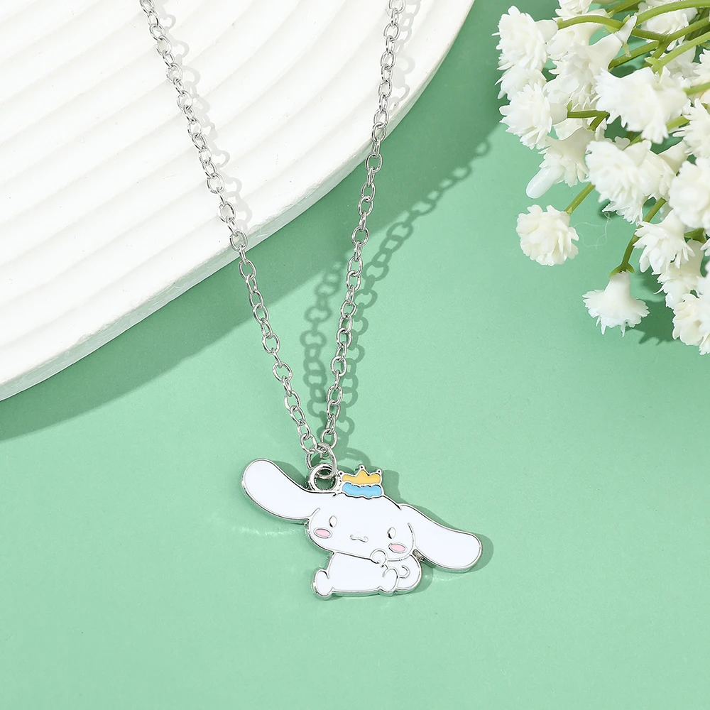 

Sweet Style Cinnamoroll Cute Necklace Cartoon Dainty Pendant Fashion Jewelry Gift for Girls