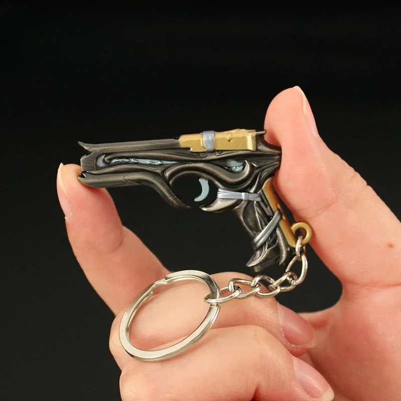 5cm Valorant Fearless Contract Game Surrounding Mini Toy Keychain Pendant Charm Binding Wrath Pistol Binding Magic Weapon