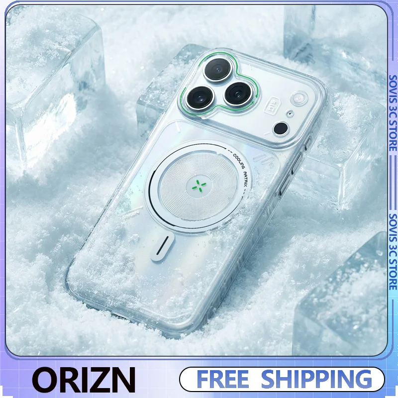 

Zero Stack Matte Mobile Phone Case for Iphone17pro max Magnetic Shell Camera Button Non-slip Drop-proof Protective Cover Gifts