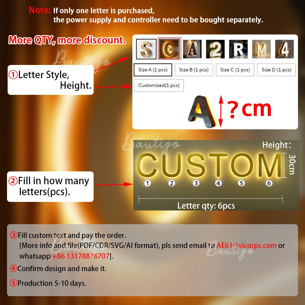 رسائل إلى الحائط مخصص النيون Led تسجيل مضيئة شعار لافتات الأعمال المعادن المشارك علامات المنزل للأعمال الإعلان 3d #5