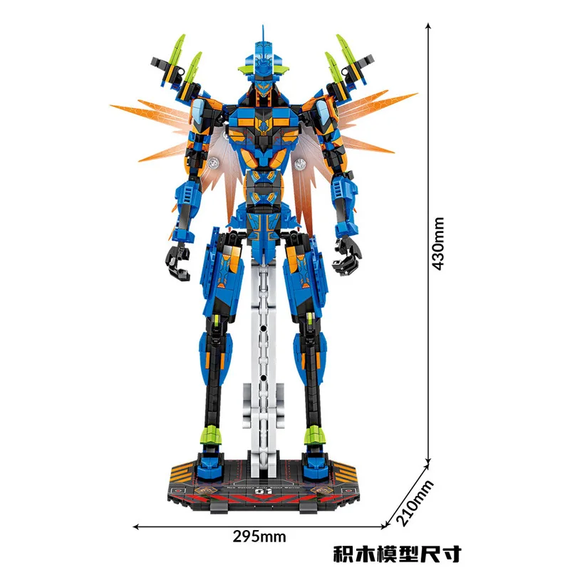 متوفر MOC وحدة تقنية الإبداع-01 Mecha اللبنات تجميع الطوب الروبوت لتقوم بها بنفسك لعب الأطفال هدية الكريسماس مجموعة #2