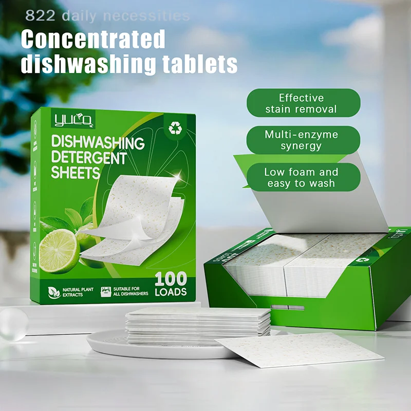 Aliexpress 30/100pcs Dishwasher Cleaner Oil Dirt Removal Deodorizer Cleaning Tablet Machines Bowls Kitchen Tool Dishwashing Detergent Sheet - Aliexpress Deal