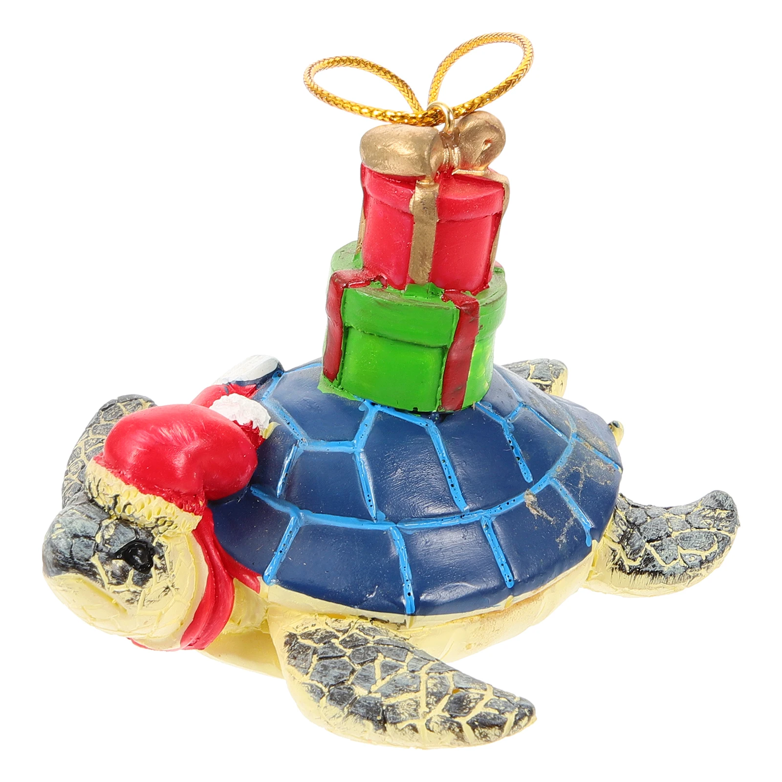 

Christmas Turtle Hanging Ornament Sturdy Resin Pendant for Tree Door Window Xmas Decoration Indoor Home Decor Xmas Ornament