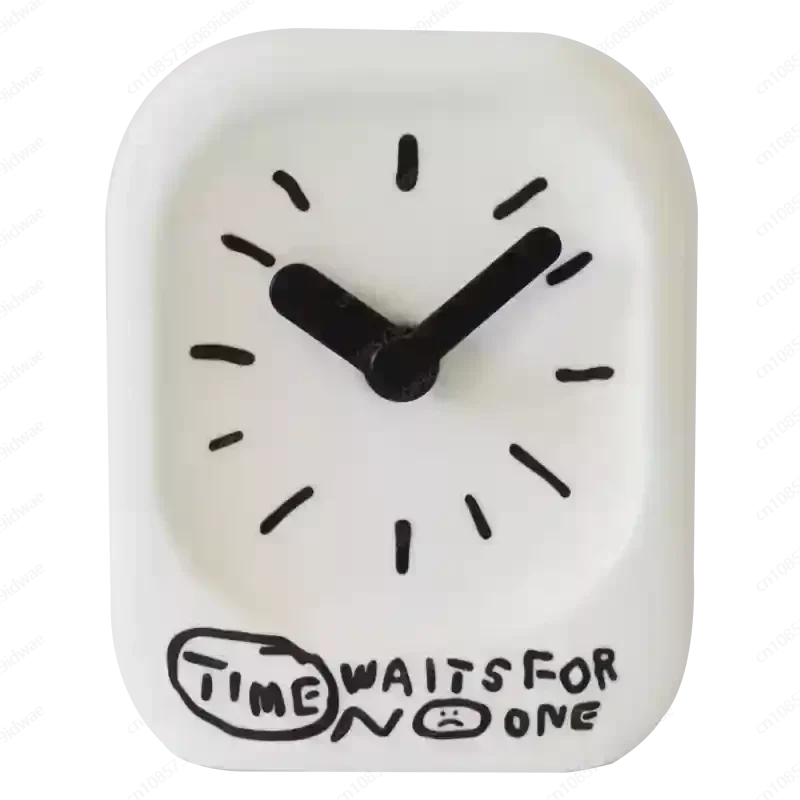 

Desktop Silent Alarm Clock, Household Ornament, Small Desk Clock, Bedroom Bedside Clock