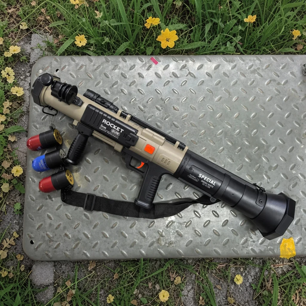 Eva Soft Bullet Gun Toy PRG Pistole di pirata in modo sicuro per l'azione Incredibile giocattolo Tiro Giochi di battaglia Giocattolo Sport Regali per bambini
