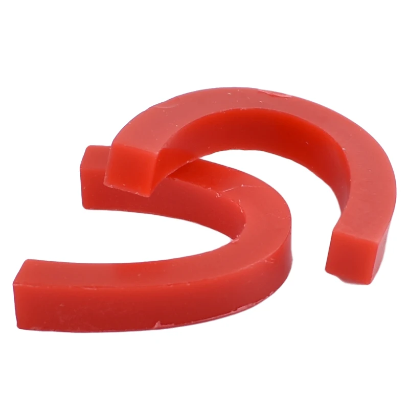 Dental Base Wax U Shape Dental Base Plate Wax Rim Occlusal Rim Bite Block for Denture Casting Full Arch Denture Arrangement Wax