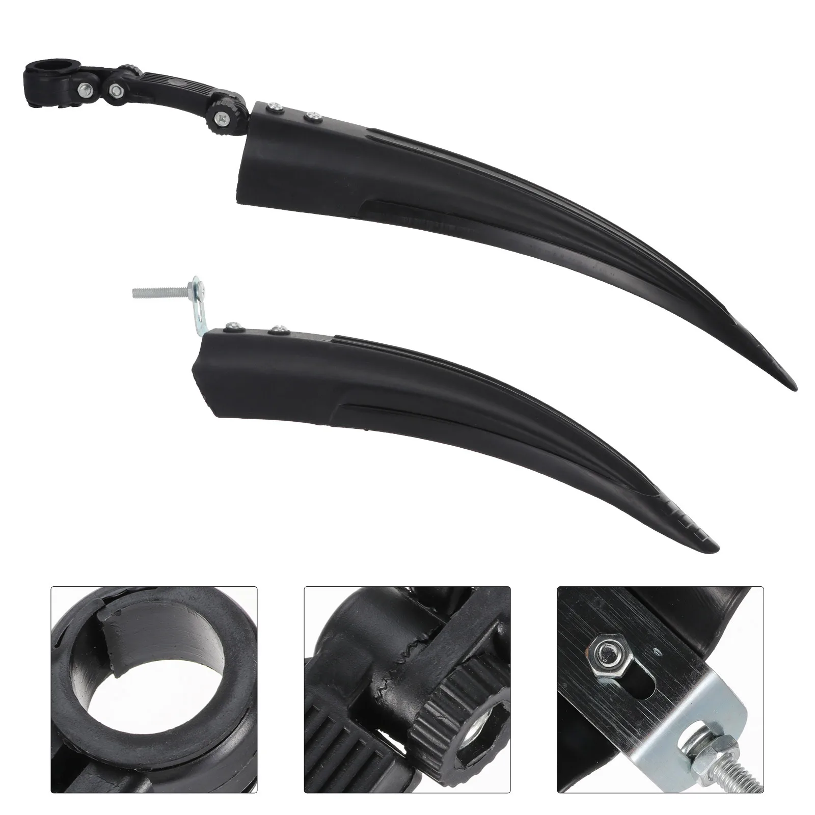 

1Pair Cool Unique Bike Mud Guard Simple Installation for Various Bicycles Weatherproof Bike Mudguard Mud Guard for Bikes