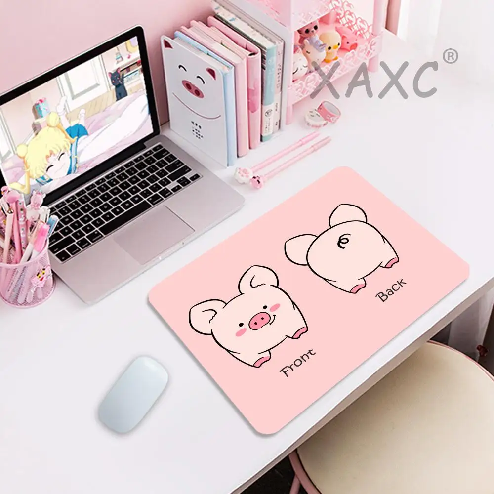 Grande promoção notebook computador mouse pads porco rosa e gato animal ratos almofada gamer jogar tapetes tamanho pequeno para 250*200*2mm