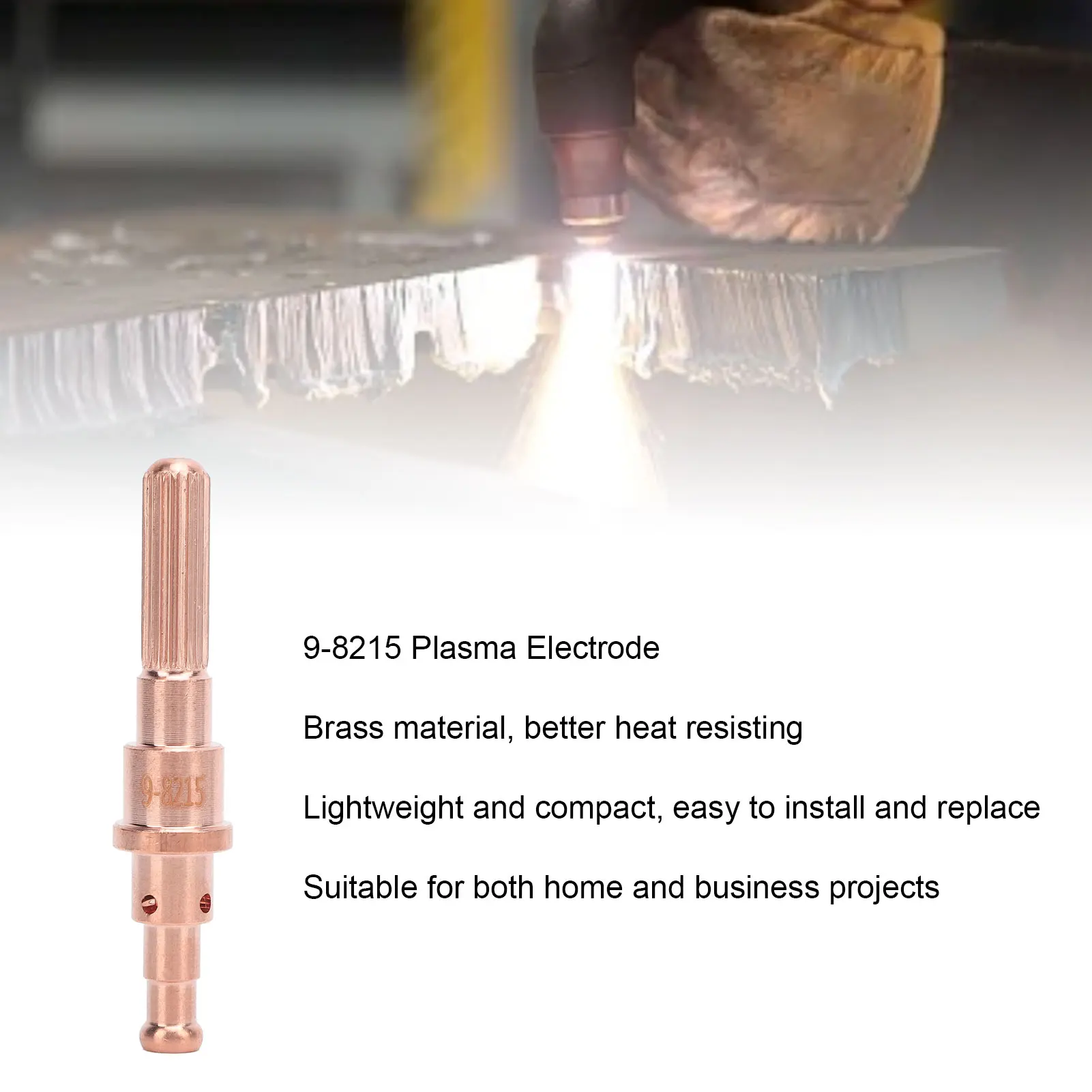 Brass Cutting Electrode Plasma Electrodes 9-8215 Brass Electrode Replacement for Thermal Dynamics SL60 SL100 Cutting Torch