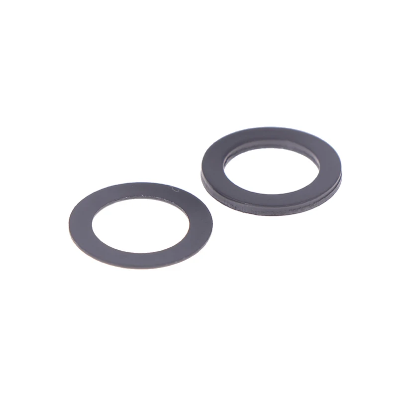100 個 M10 黒ナイロン平ワッシャー平面スペーサーガスケットリング室内ドアワッシャー耐摩耗性継手ヒンジリング部品