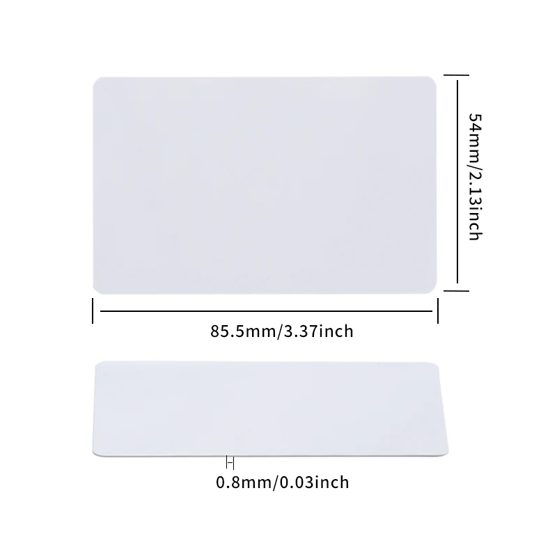 แท็ก RFID UHF ระยะไกล 10 ชิ้น วัสดุ PVC แท็กแบบ Passive ชิป U8 U9 860MHZ 960MHZ บัตร RFID สำหรับการเข้าถึง