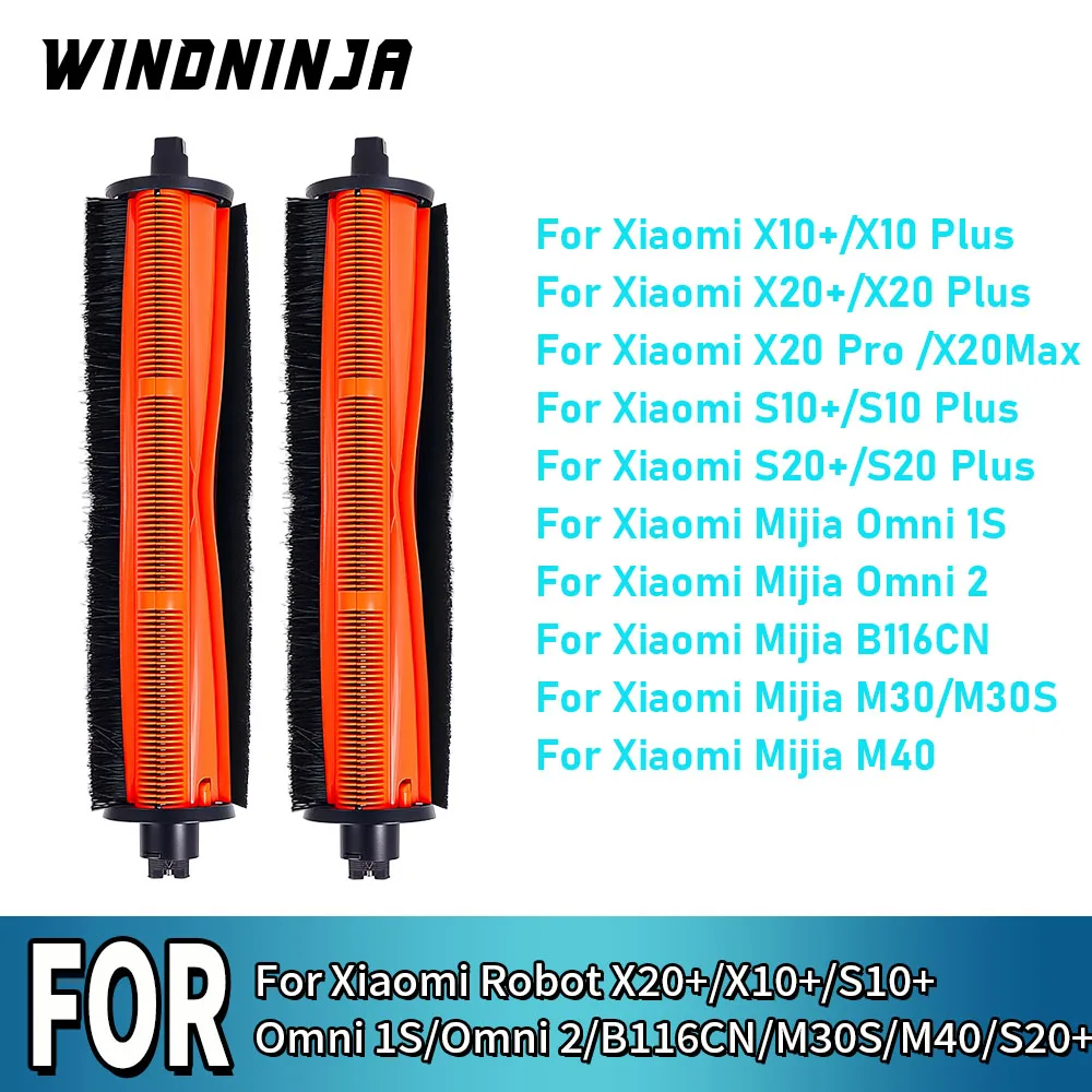 Für Xiaomi Omni 1S B116 X20+ X20 Plus X10+ X10plus S20+ S10+ M40 M30 M30S Haarschneide-Anti-Verhedderungs-Rollenbürste Ersatzteil Zubehör