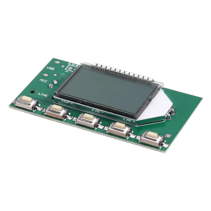 Scheda microfono wireless stereo con modulo trasmettitore wireless FM per stazioni radio del campus per microfoni