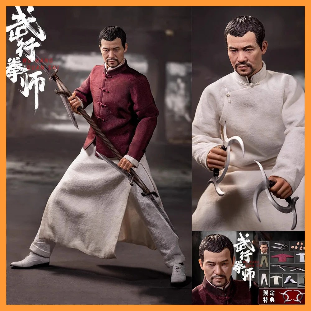 

QG-003 1/6 Male Soldier Boxer The Master Chen Chinese Kung Fu 12Inch Action Figure Full Set Model for Fans Collection Gif