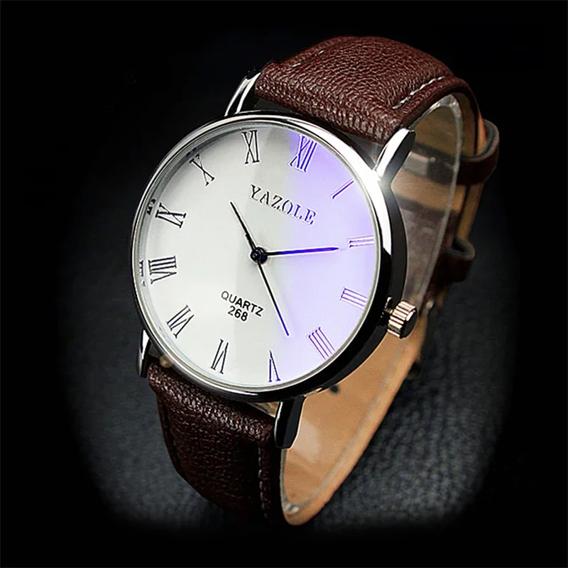 

Yazole Men Watches Fashion Simple Men Watches Roma Dial Quartz Wrist Watch Mens Dropshipping 2022 New Arrivals mannen horloge