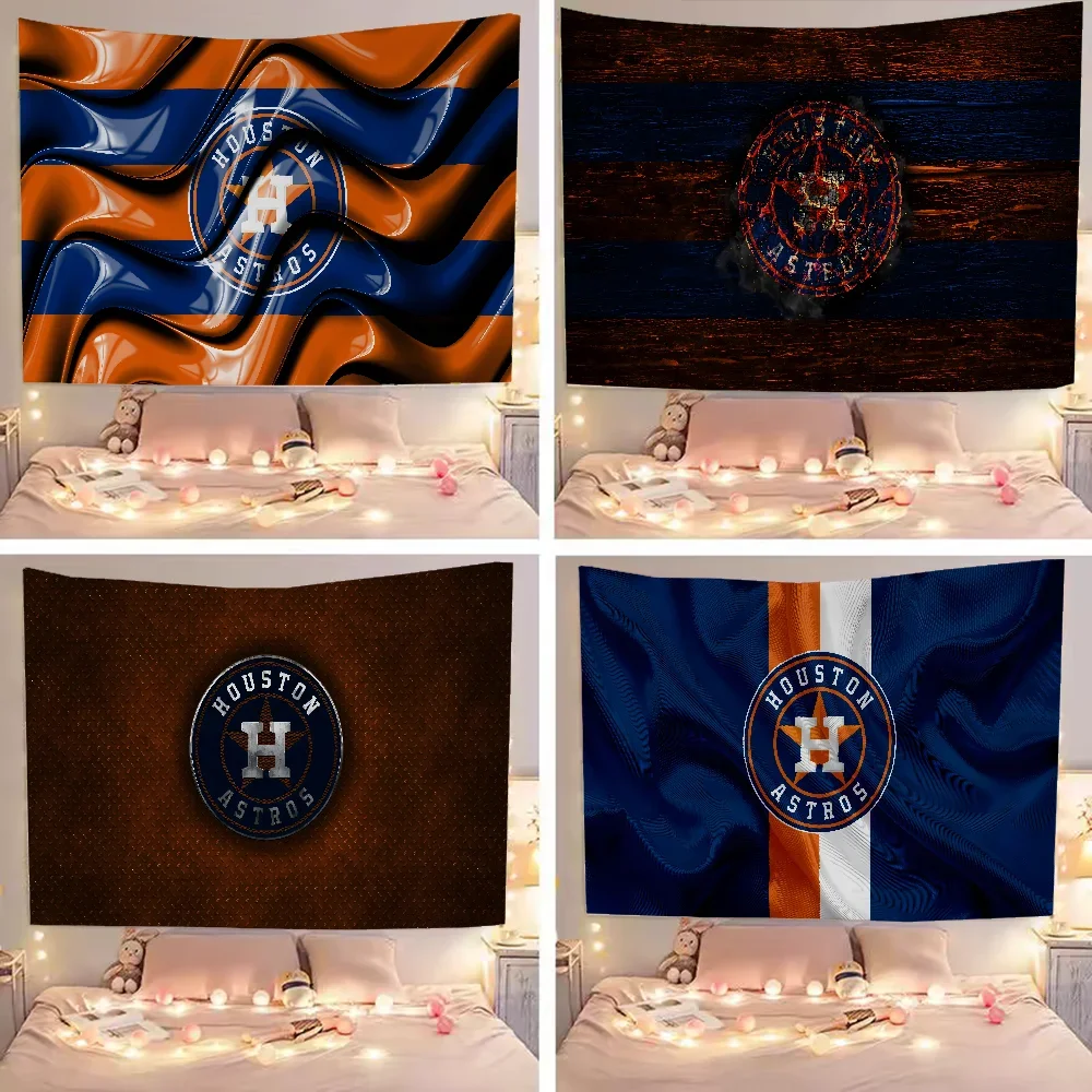 HOUSTON ASTROS Wall Tapestry Home Decoration Hippie Bohemian Decoration Divination INS Home Decor