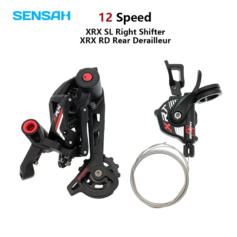 

SENSAH XRX 1x12 Speed MTB Bicycle Transmission Groupset SL-XRX 12 Shifter and RD-XRX 12 Rear Derailleur 52T Shadow 12S 12V Parts