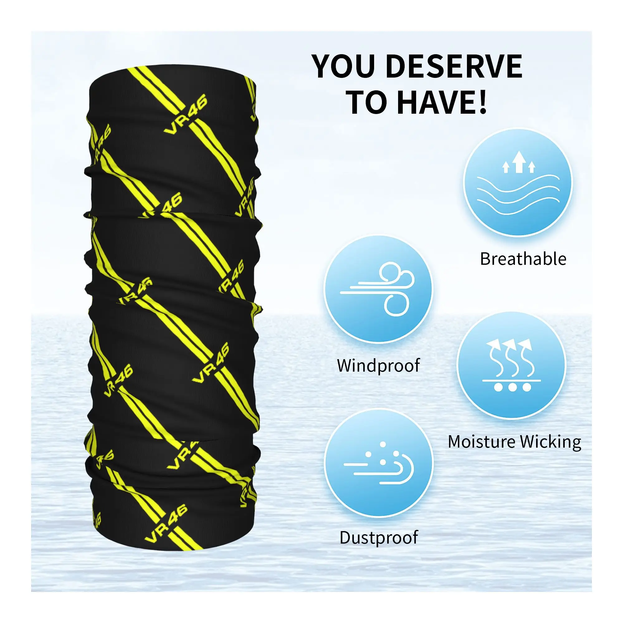 مخصص موتور-Gp المتسابق باندانا الرقبة الجراب للمشي التخييم النساء الرجال التفاف وشاح دراجة نارية سباق بالاكلافا أكثر دفئا