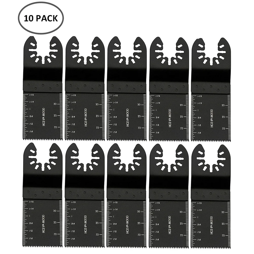 5-60 Stuks Universele Zaagblad Oscillerende Multi Tool Blades Rechte Schaal Multi Tool Snijden Hout Zaagbladen voor Dremel Milwaukee