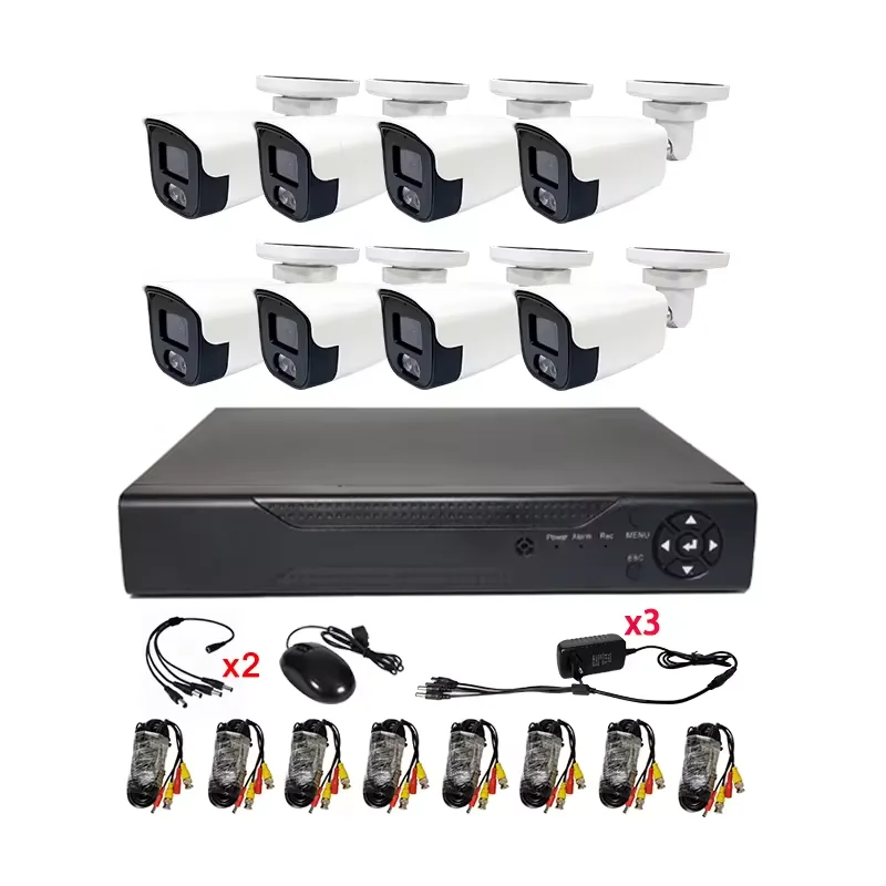 4/8/16/ Ch AHD DVR Kit 5MP CCTV Security Camera System Video Surveillance System Bullet Camera Night Vision