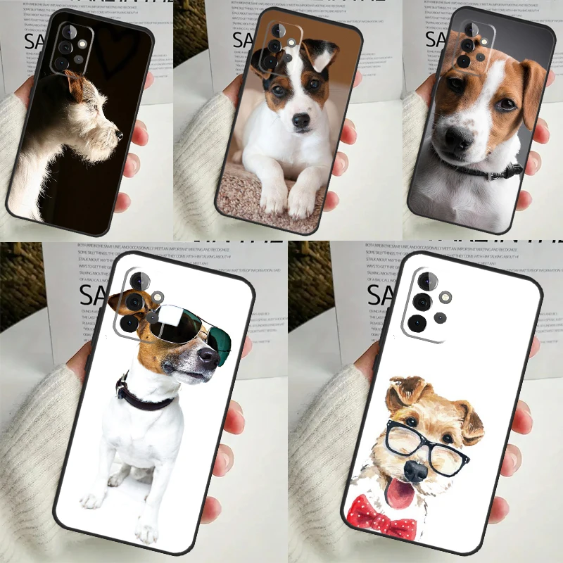 Dog Jack Russell Terrier Case For Samsung Galaxy A54 A34 A14 A13 A33 A53 A12 A32 A52 A71 A51 A15 A25 A35 A55 Cover