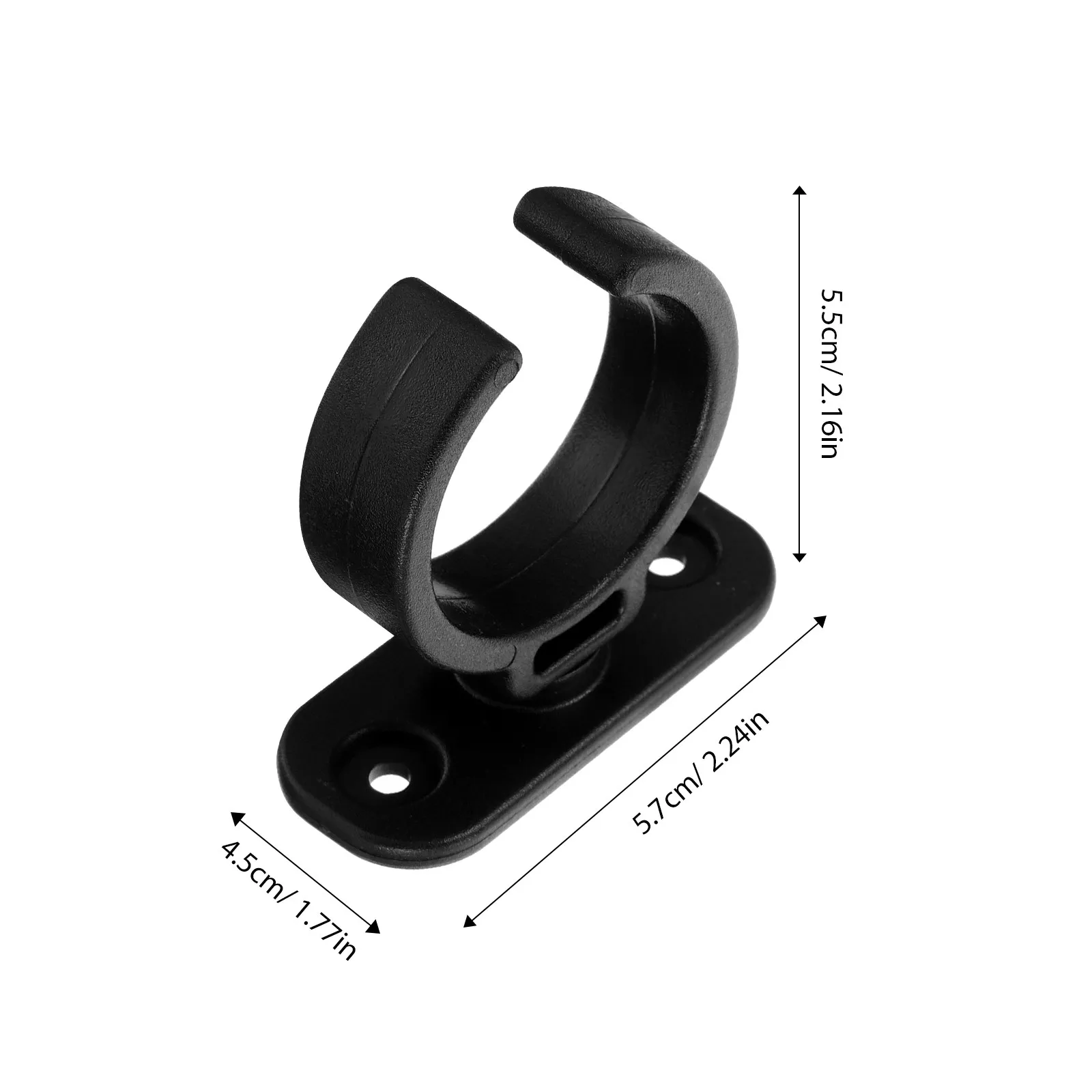 6Pcs Table Mic Clamp Plastic Desktop Microphone Stand Holder for Recording Studio Broadcasting Home Office Video Conference Mic