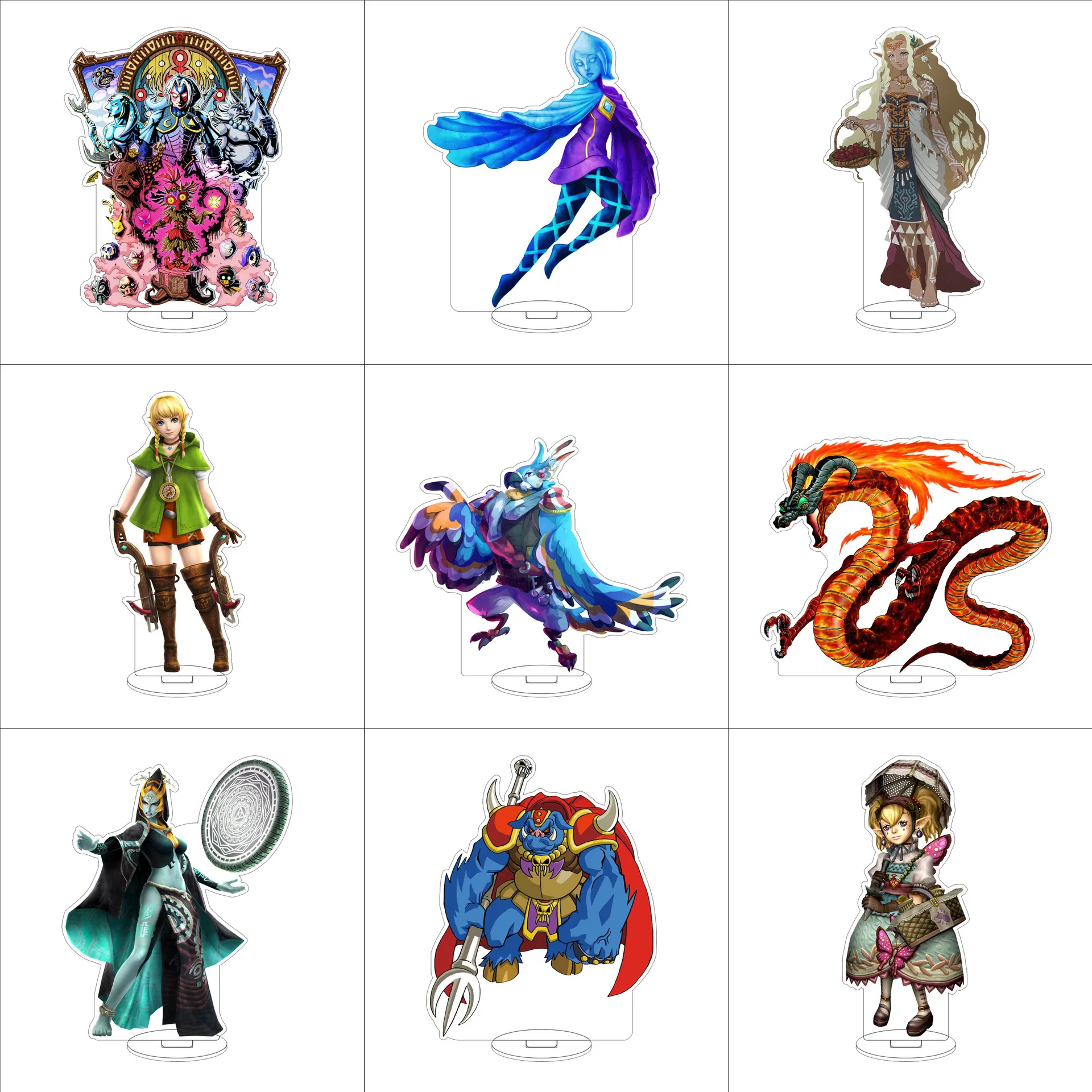 Legend of Zelda 16CM Game Peripheral Acrylic Brand Anime Cute Desktop Ornament Creative Gift