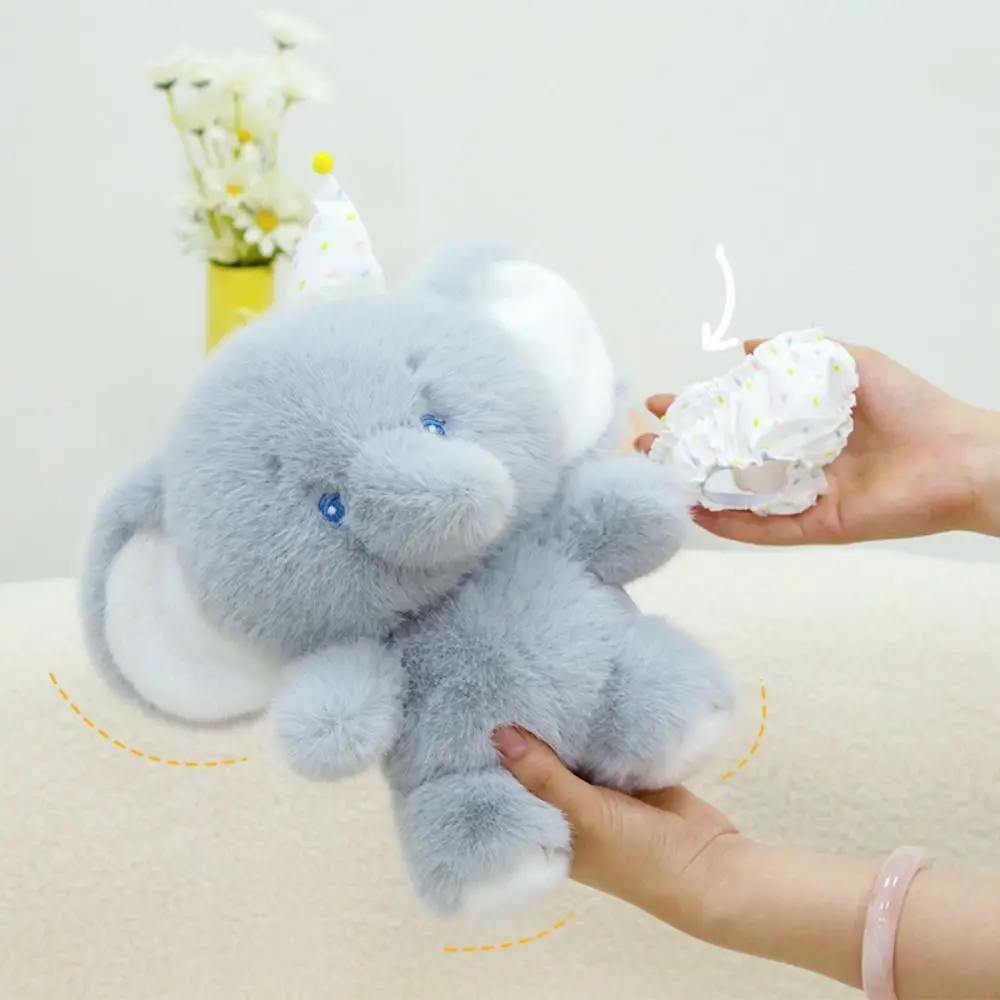 

PP Cotton Soft Elephant Lion Plush Toy Interactive Stuffed Animals Kids Animal Plush Toys Fluffy Handmade Soothing Hug Pillow