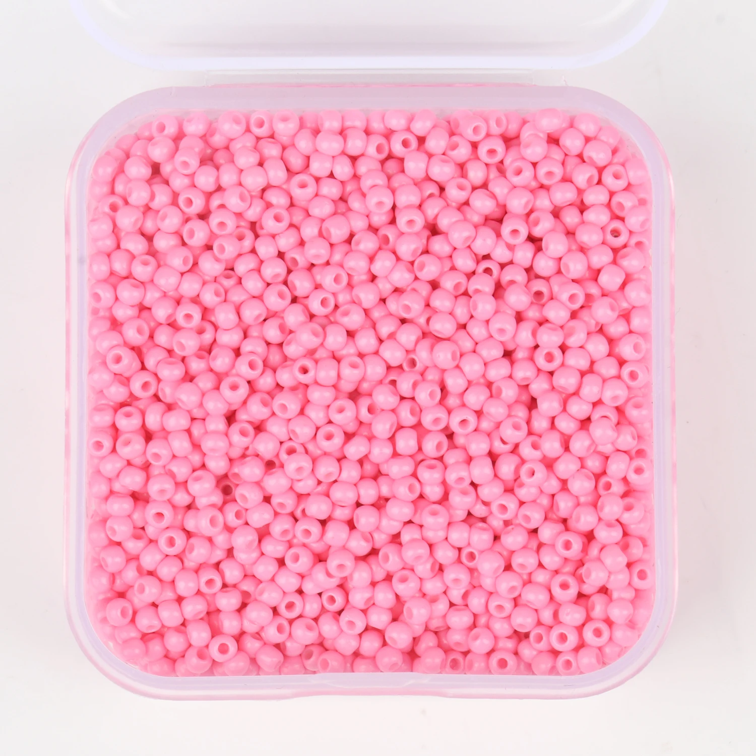 Pink Color 2mm Czech Glass Seed Beads Boxed Beads Accessories For BOHO Jewelry Making DIY Bracelet Material Supplier 4000pcs/Box