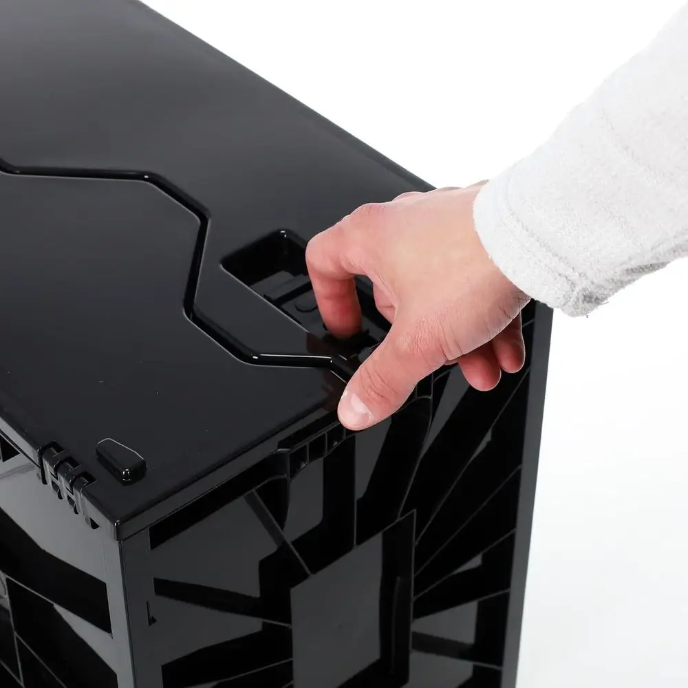 Sturdy Comic Storage Box - Holds 300 Comics | Stackable Organizer with Acid-Free Plastic, Divider, and Label Slot