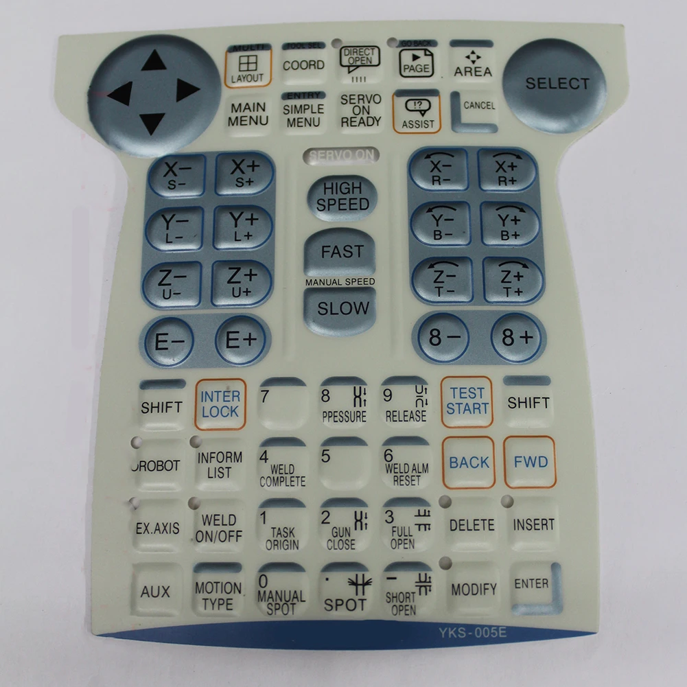 For Yaskawa DX100 Demonstrator YKS-005E Keypad Protective Film Overlay