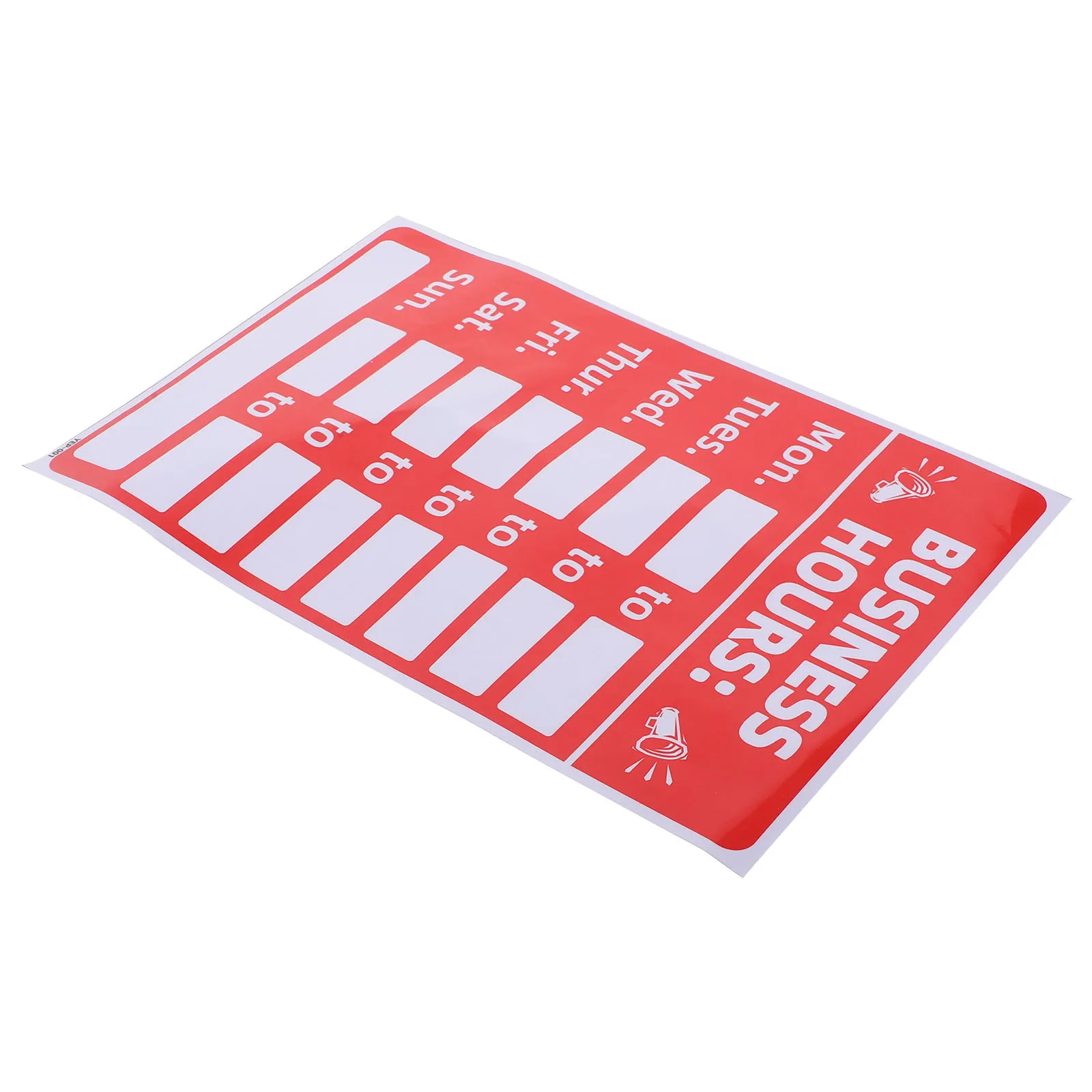 Знаки открытия, клейкие перезаписываемые наклейки для деловых часов, практичные для банковских пекарни, знак часов