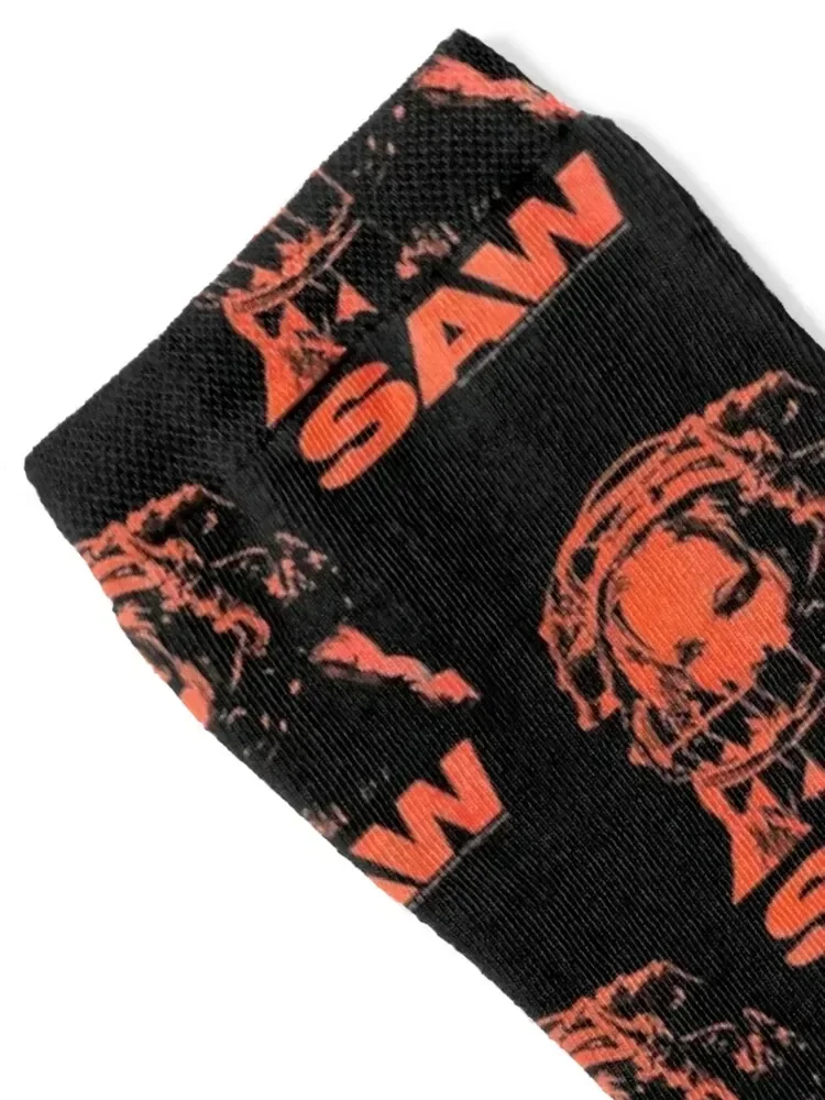 Saw Movie Bear Trap Socks floral retro Socks Men's Women's