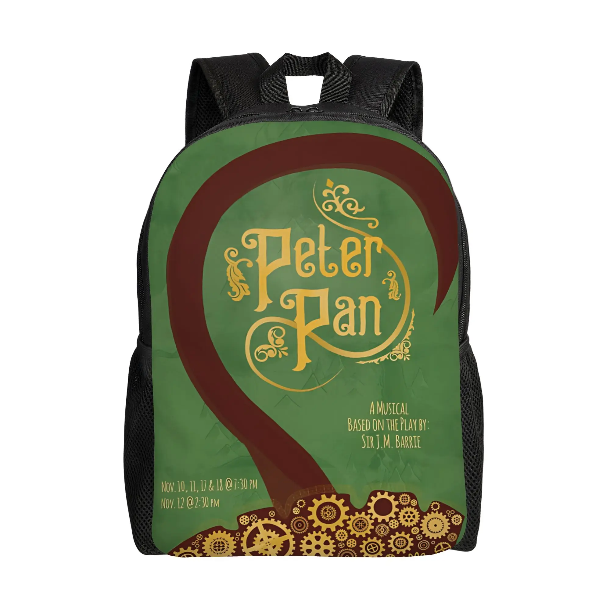 

1Piece Name New School Year Backpack Peter Pan For Men Women Backpack