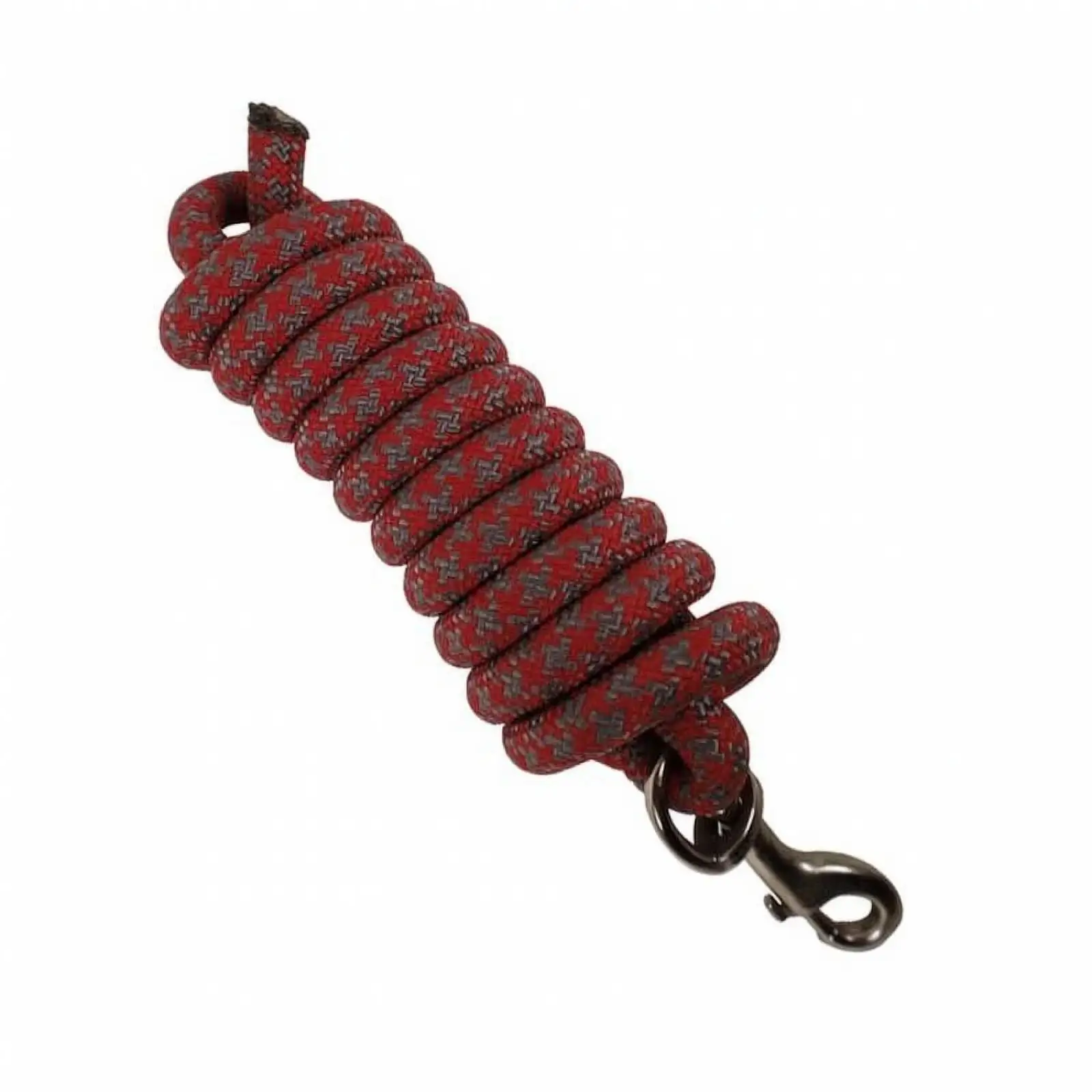Comfort Grip Horse Lead Rope 2.5m Nylon Webbing with Alloy Clip for Horse Training and Riding Gear Essentials