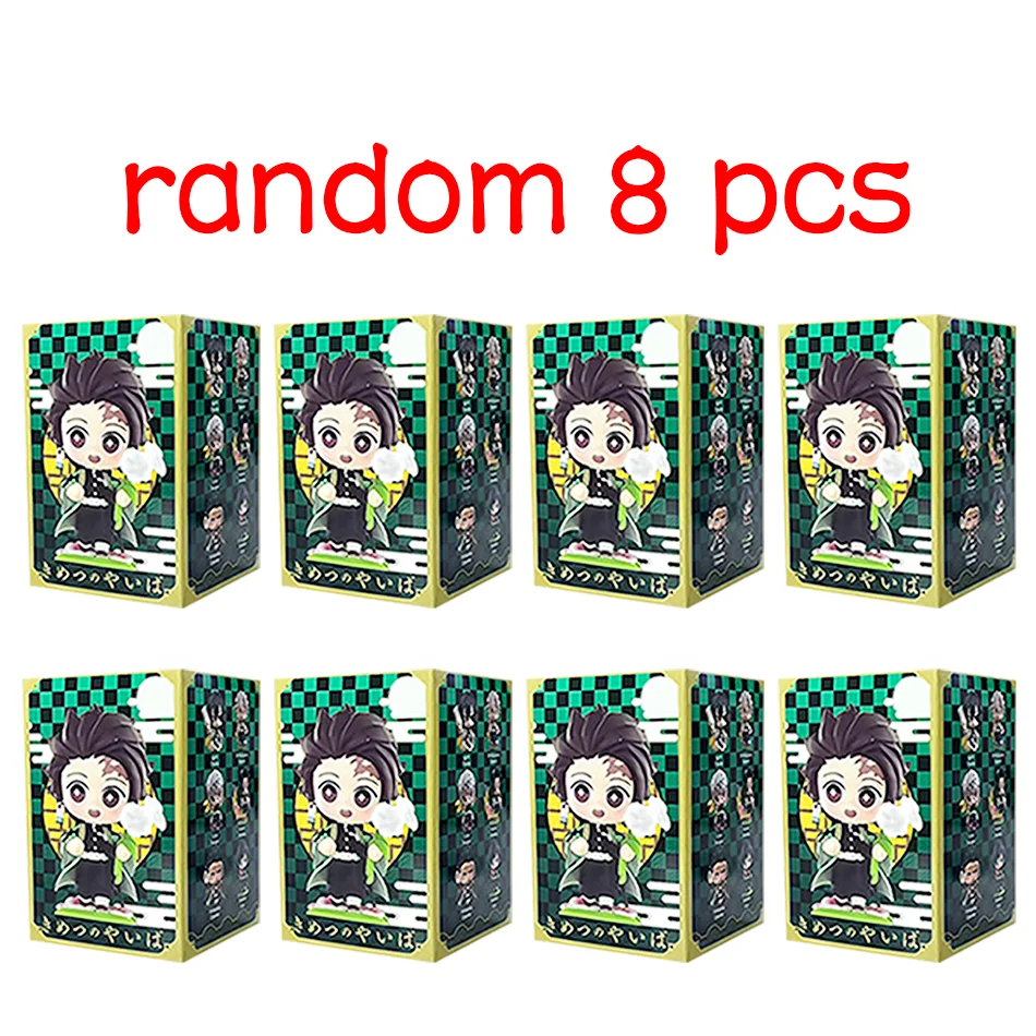 Demon Slayer Tanjiro Kamado Nezuko anime cartoon figuur blinde doos creatieve gepersonaliseerde standbeeld model ornament verrassing geschenkdoos