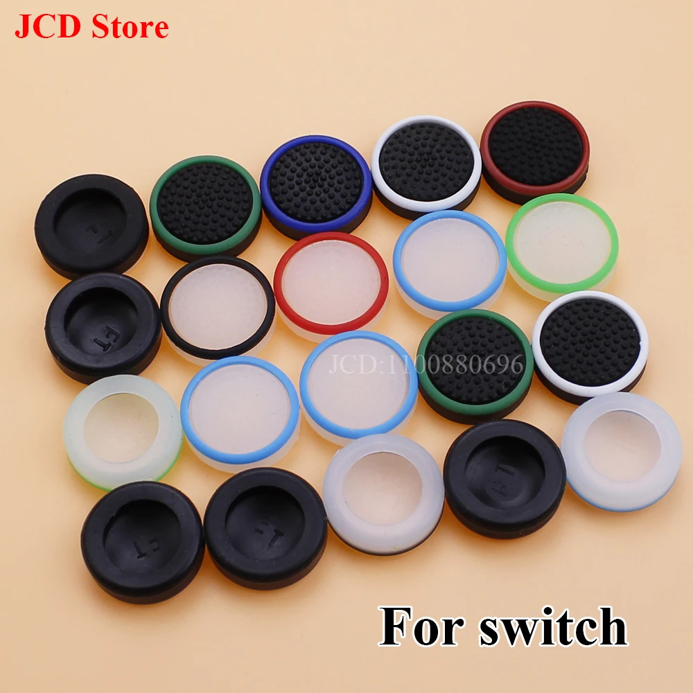 10 Pcs  Joystick Cover Case Silicone Analog Thumbstick Cap Thumb Stick Grip Caps For Nintendo Switch OLED Lite Joy-Con Joycon