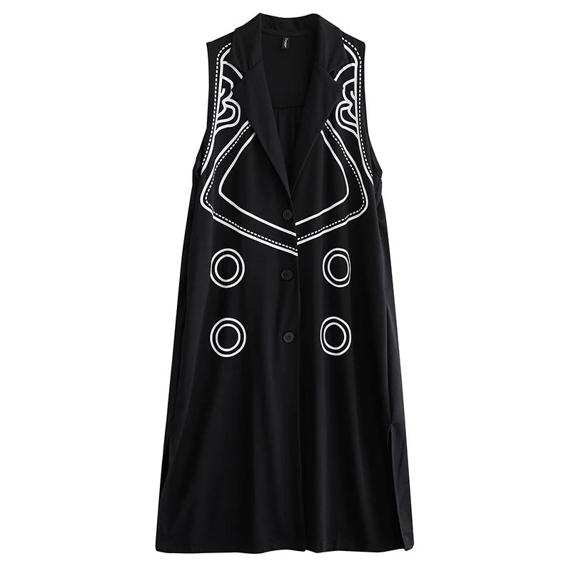 Lente Herfst Losse Grote Maat Patchwork Casual Faion Sweet Svel Windjack Dr Dunne Katoenen Polyester Lange Rok