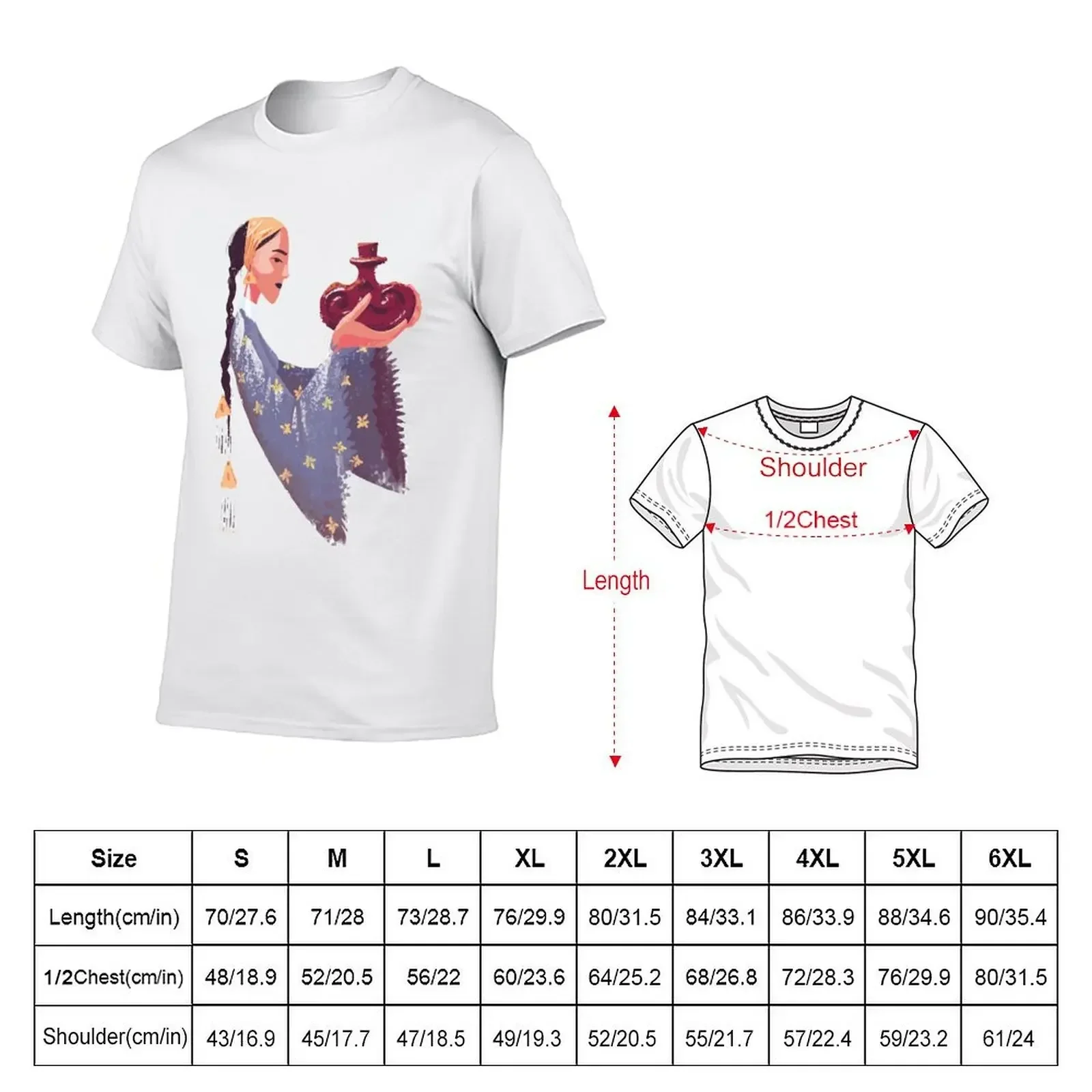 Nomad Girl T-Shirt new edition street wear vintage anime shirt plus size clothes t shirts for men cotton