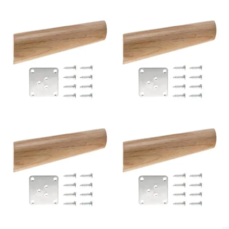 Wooden Desk Leg Stabilizers Furniture Support Brackets for Chairs Tables Cabinets