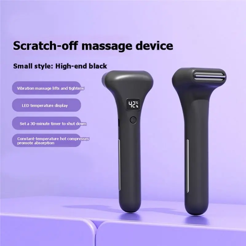 11.11A39M Electric Gua Sha Heated Facial Massager With LED Display Eye And Face Lifting Tool Unisex