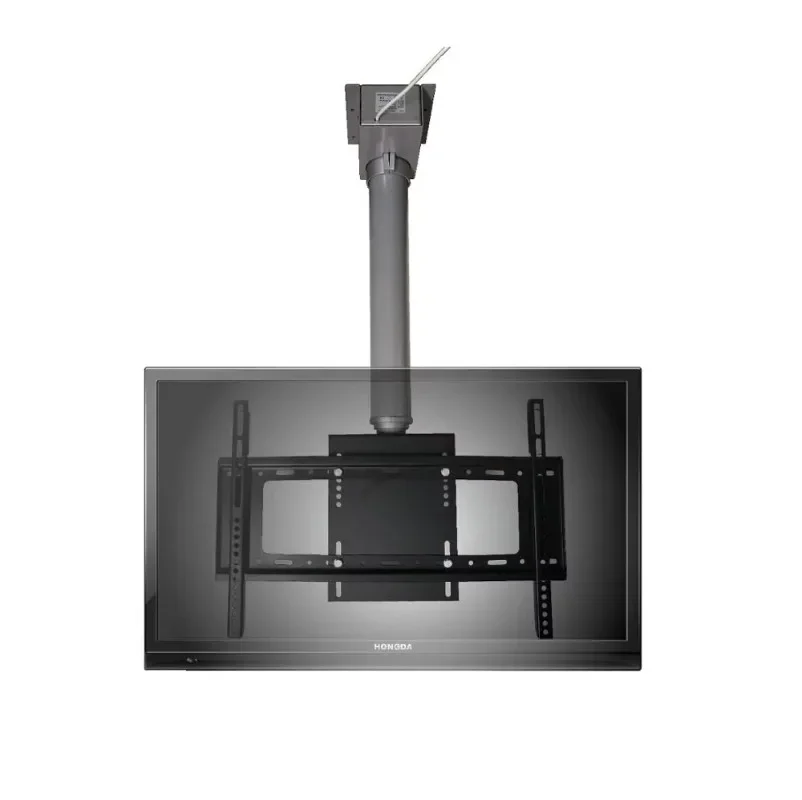 Conference room remote control vertical drop down ceiling TV