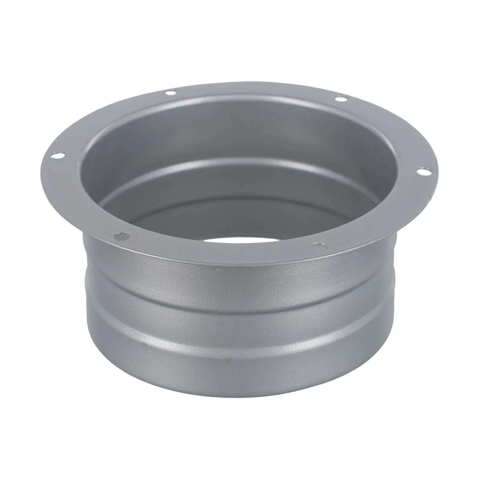 Industrial-Grade Metal Wall Flange Fitting for Vent Pipe Penetrations in Commercial Kitchen Laundry and Workshop Ventilation